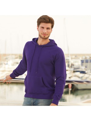 Plain Sweatshirt Lightweight Hooded Fruit of the Loom 240 GSM